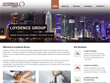 Tablet Screenshot of loydencegroup.com